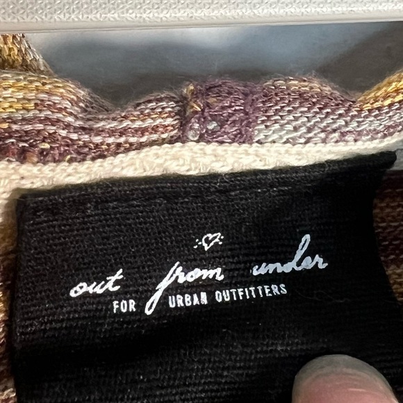 Urban Outfitters Out From Under Space Dyed Jenny Cropped Hoodie Size Medium - Picture 8 of 11